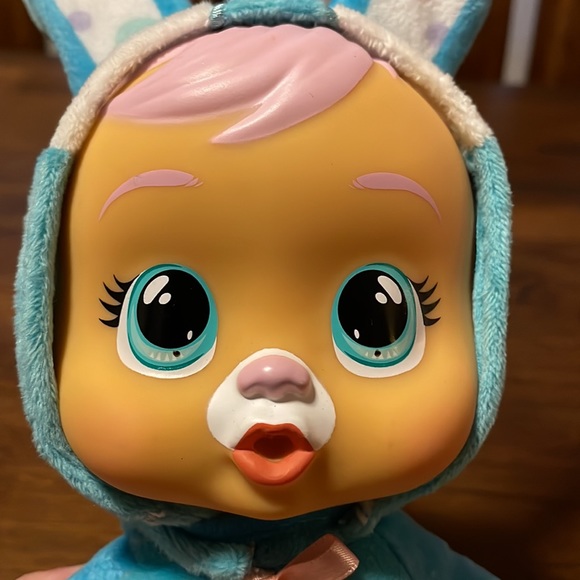Easter Cry Babies Tiny Cuddles Bunny Brookes Doll, Easter toy NWOT - Picture 7 of 13